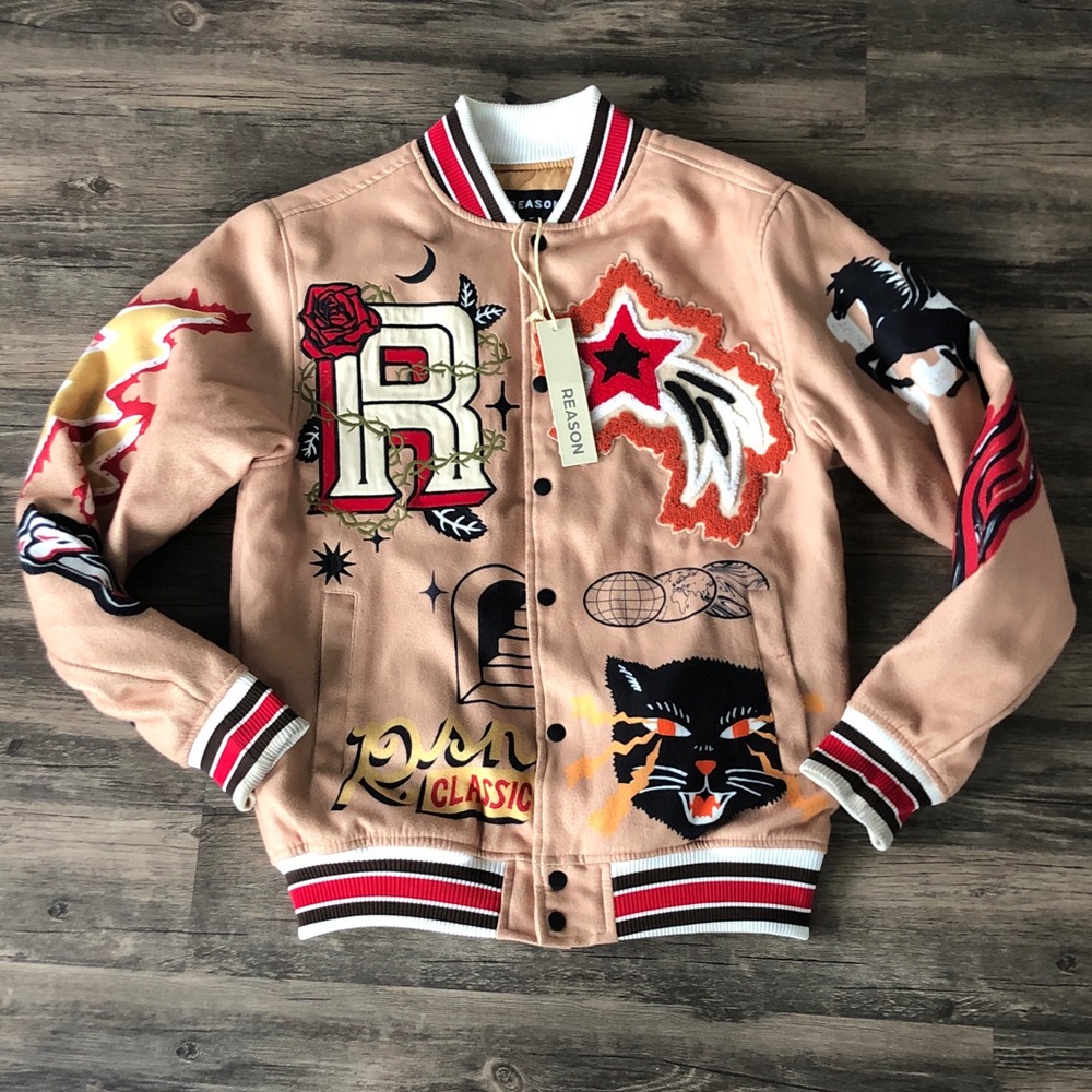 Reason One of A Kind Varsity Jacket